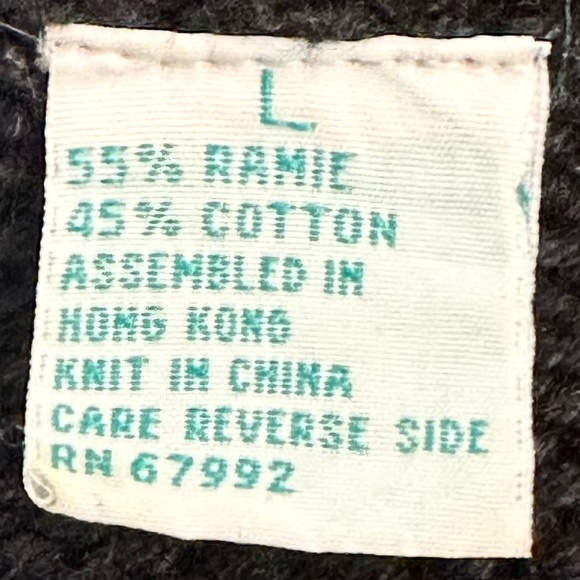 Segrets Sun Prints Sweater L Tribal Animals Vintage - Picture 11 of 11